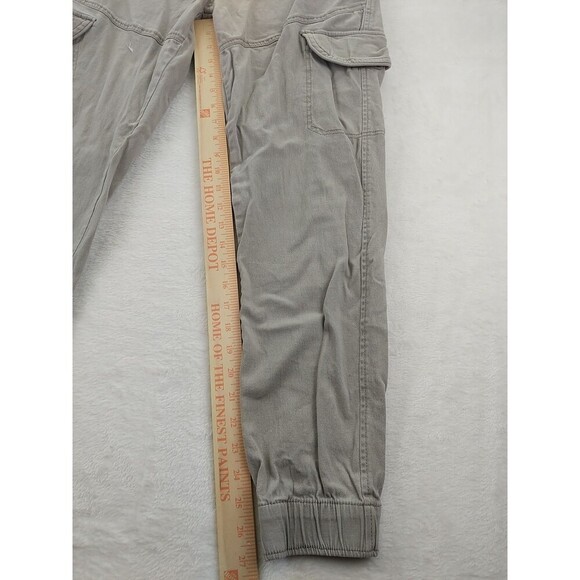 Burnside Men's XL Drawstring Jogger Khaki Cargo Pants Casual - Picture 4 of 11